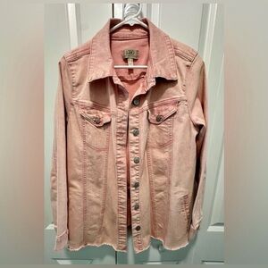 LOGO by Lori Goldstein Pink Fabric Size 12